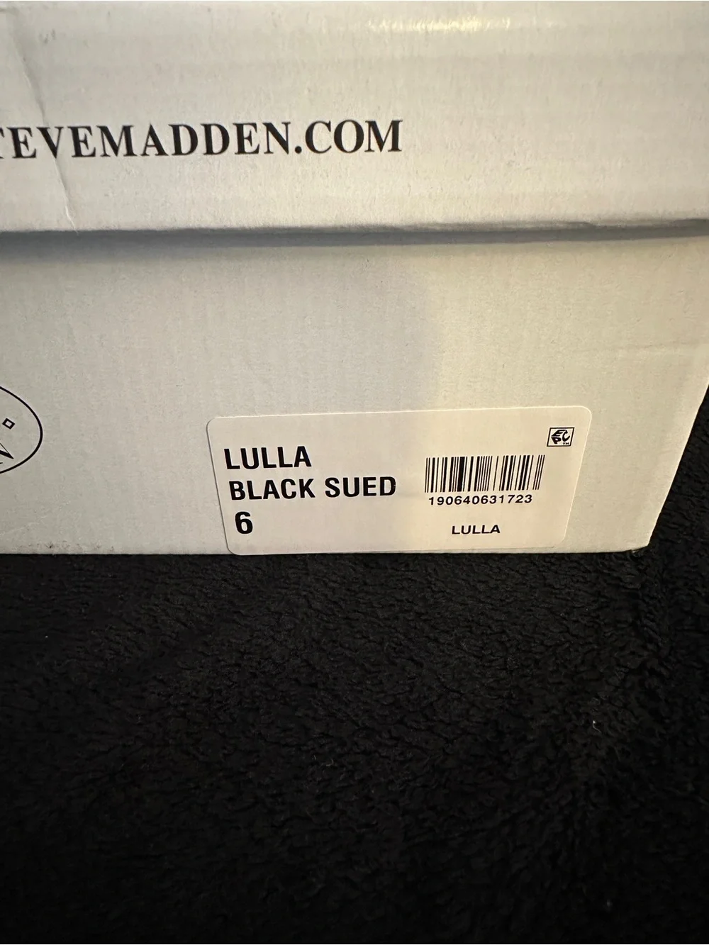 Steve Madden Lulla Black Suede Platform Heels Size 6 | NWOT
